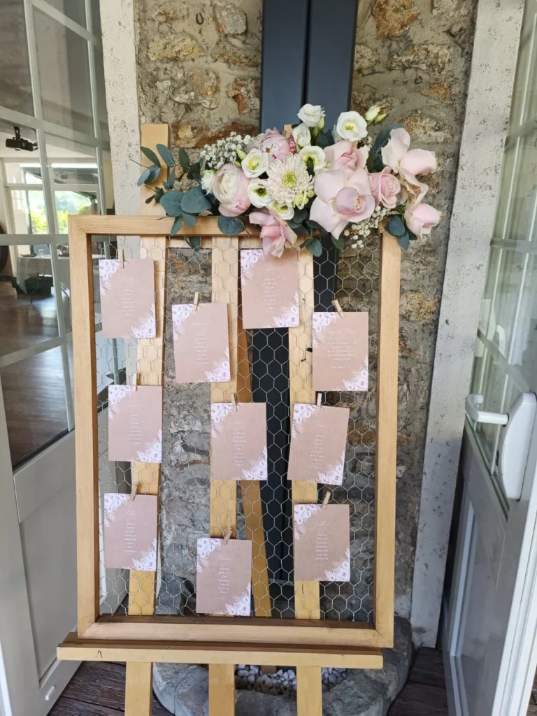 plan de table mariage