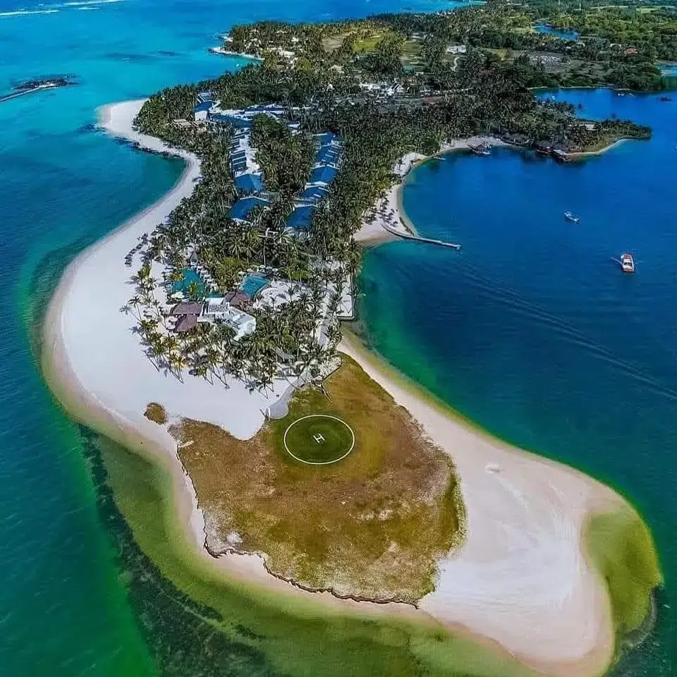 île Maurice vue aérienne